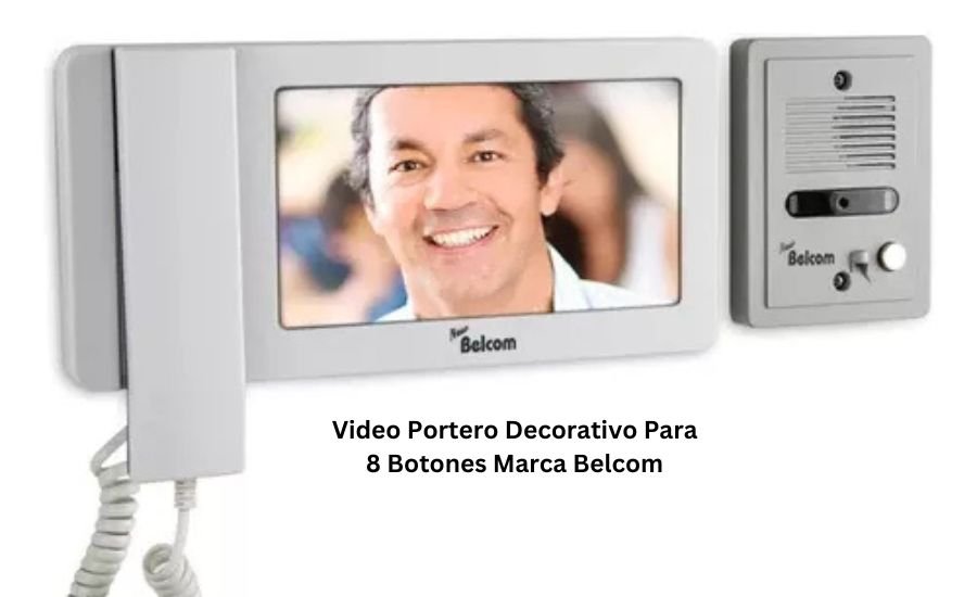 video portero decorativo para 8 botones marca belcom