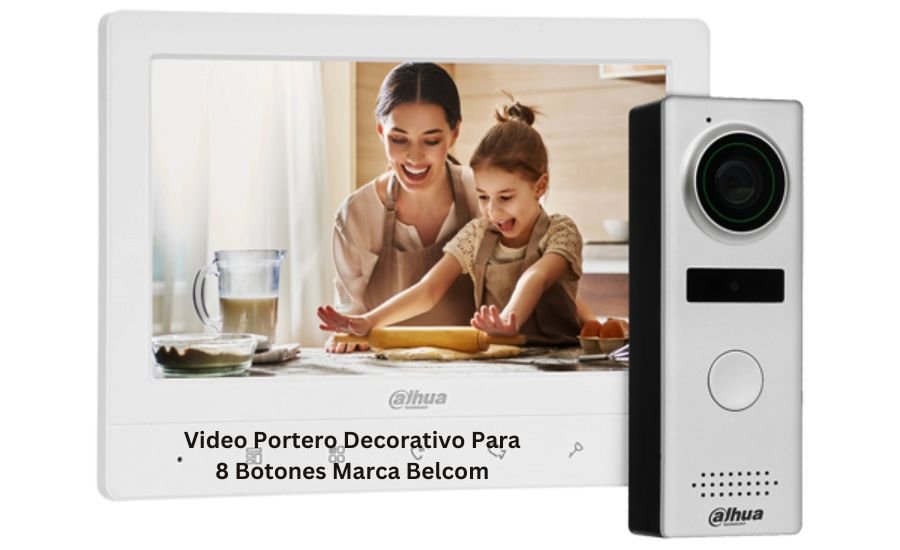 video portero decorativo para 8 botones marca belcom