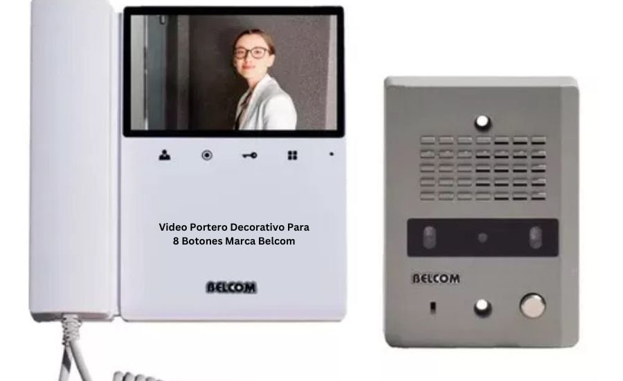 video portero decorativo para 8 botones marca belcom