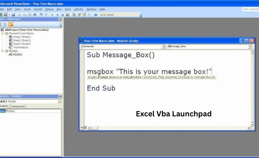 excel vba launchpad