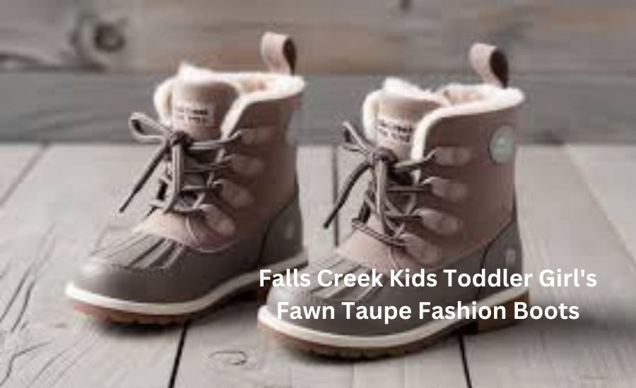 falls creek kids toddler girl's fawn taupe fashion boots