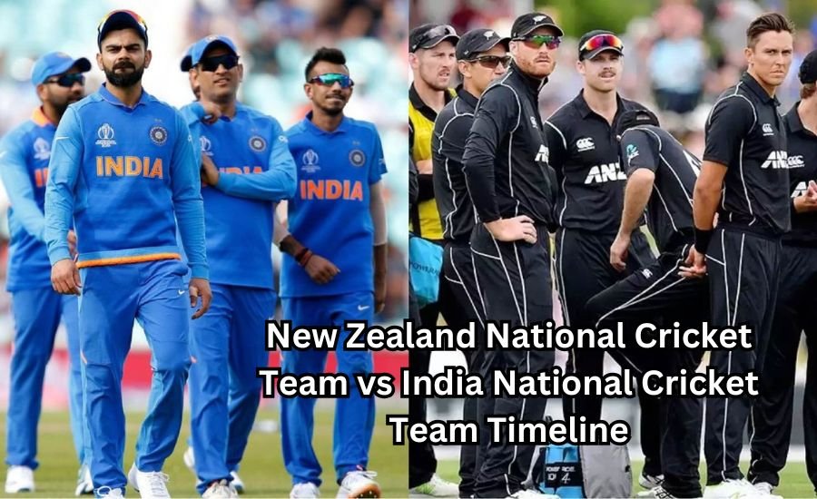 new zealand national cricket team vs india national cricket team timeline