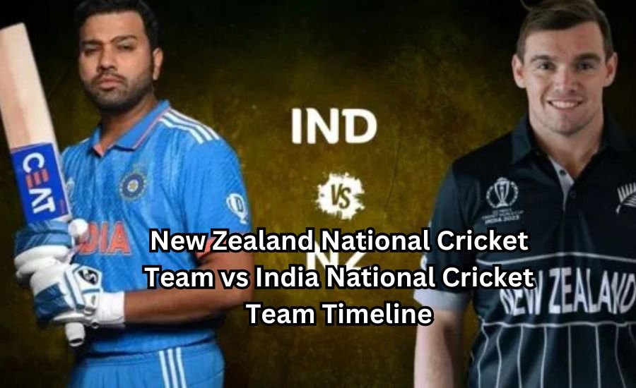 new zealand national cricket team vs india national cricket team timeline